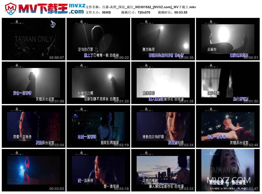 吕蔷-灰烬_国语_流行_MD301522